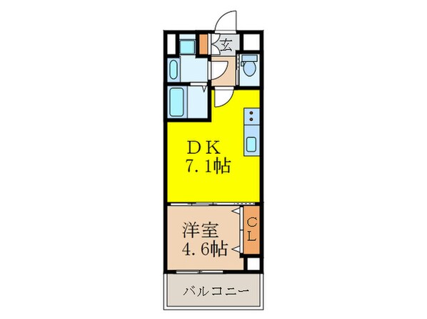 スプランディッド新大阪キャトルの物件間取画像